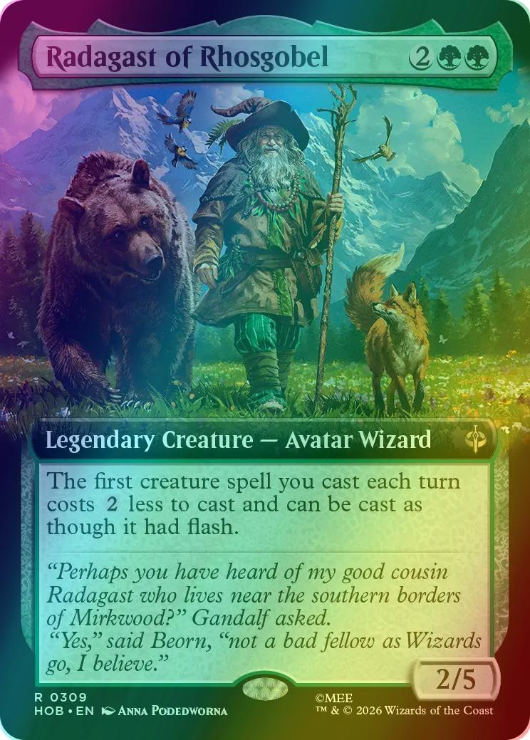 Radagast of Rhosgobel [309] [Extended Art] [The Hobbit] [Foil]