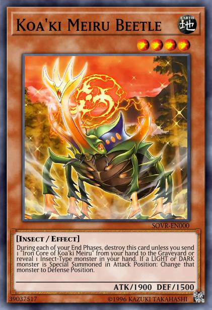 Koa'ki Meiru Beetle - BP03-EN066 - Shatterfoil Rare - 1st Edition