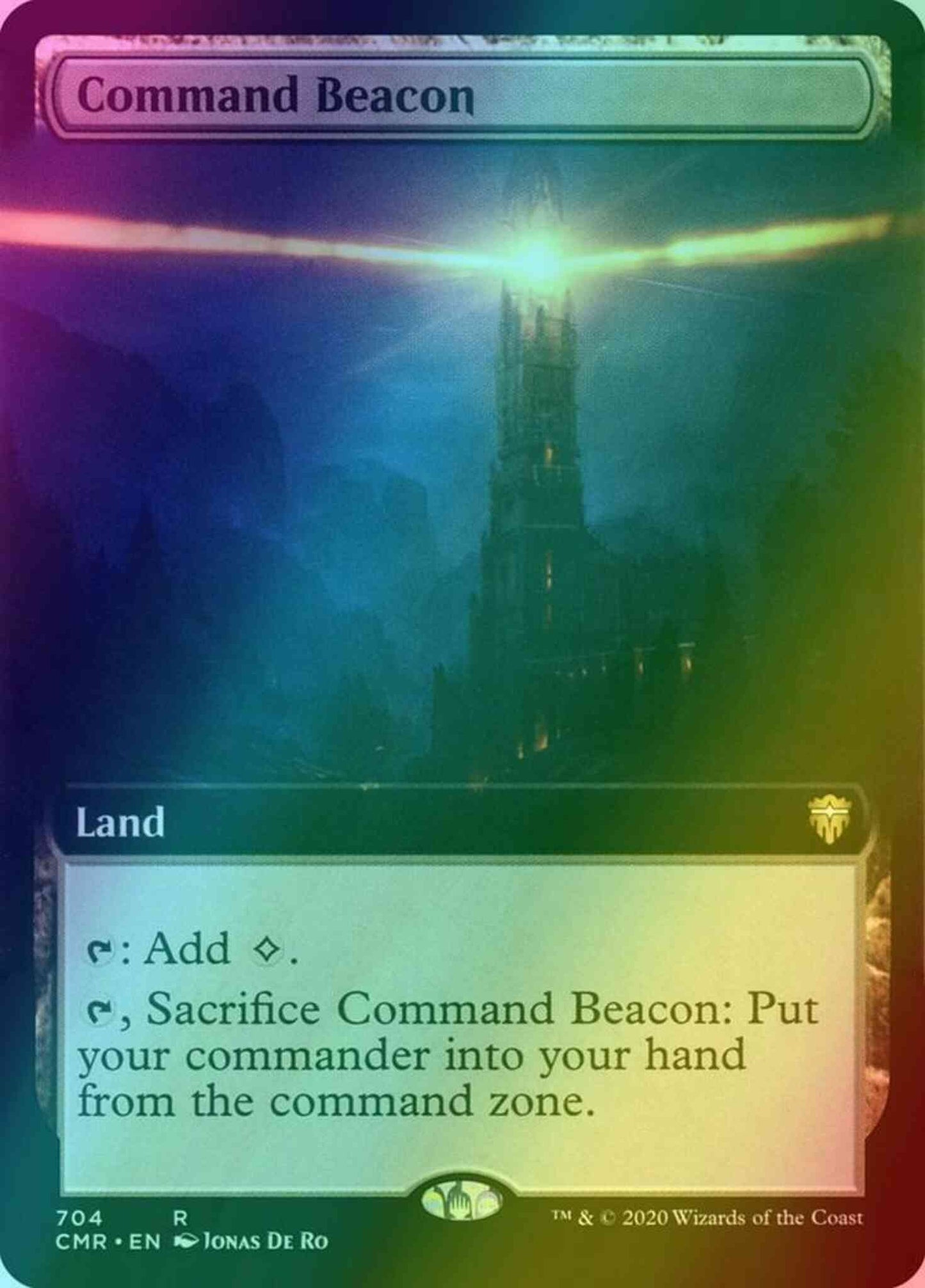 Command Beacon [704] [Extended Art] [Commander Legends] [Foil]
