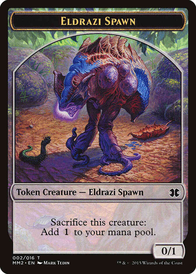 Eldrazi Spawn Token [02] [Modern Masters 2015 Tokens] [Non-Foil]