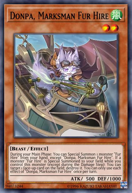 Donpa, Marksman Fur Hire - DASA-EN014 - Super Rare - 1st Edition