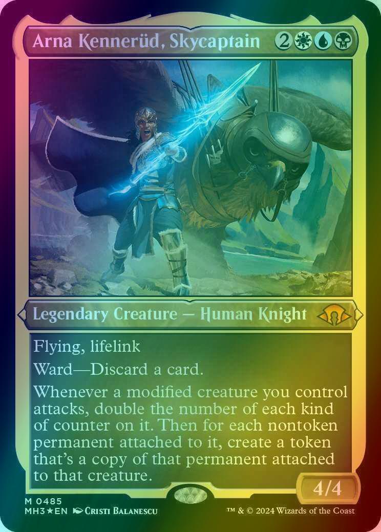 Arna Kennerüd, Skycaptain [485] [Modern Horizons 3] [Etched Foil]