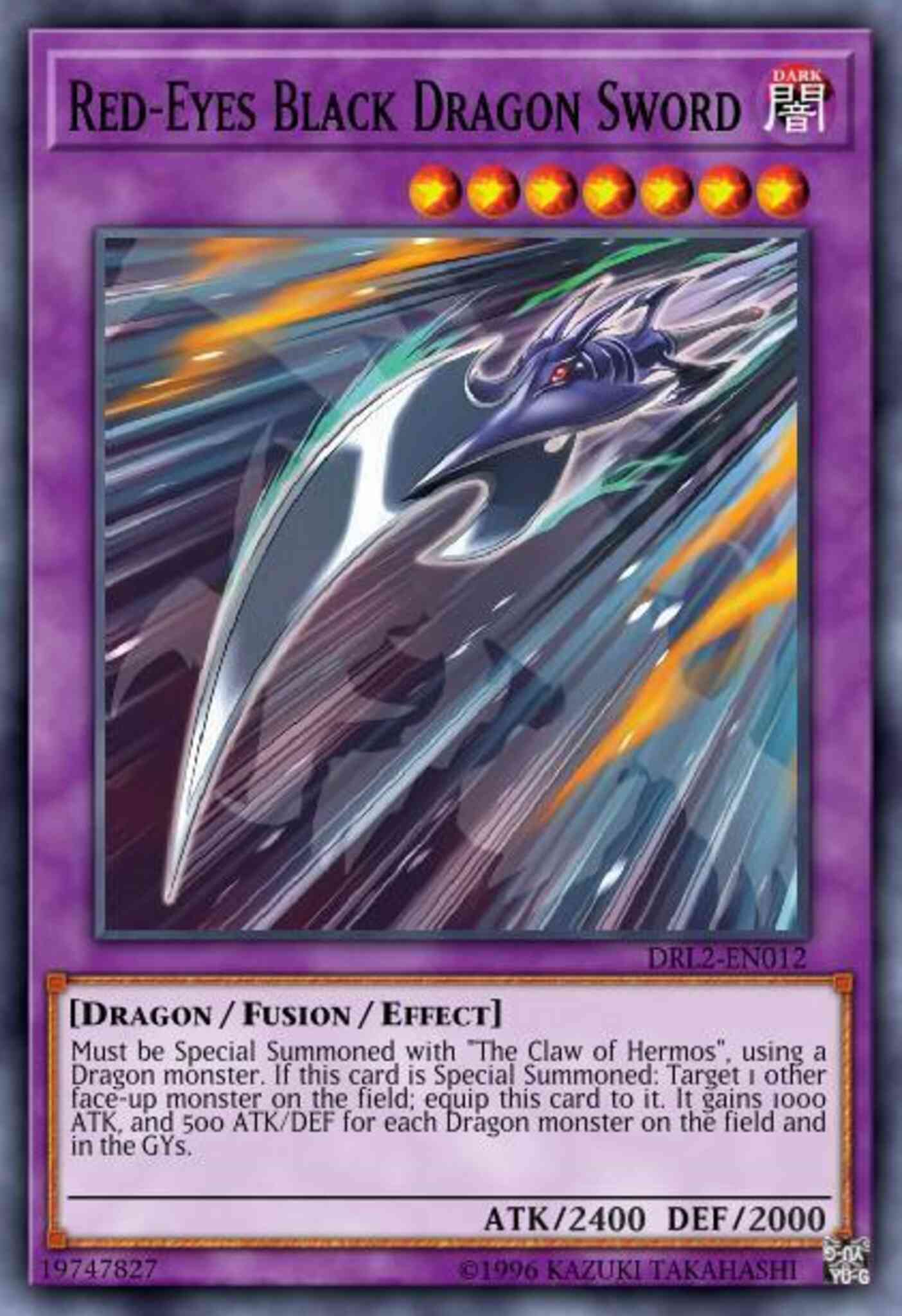 Red-Eyes Black Dragon Sword - LEDD-ENA43 - Common - 1st Edition