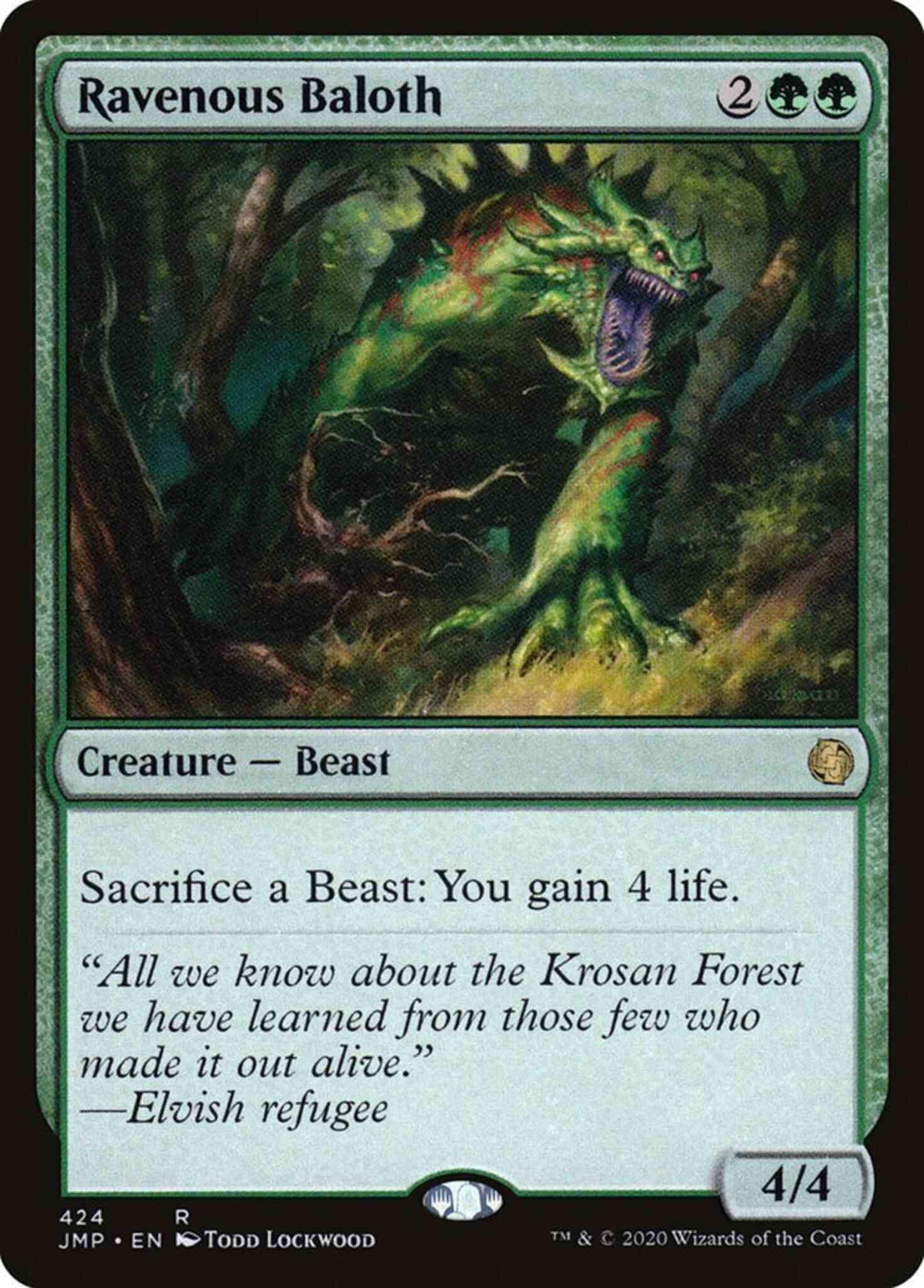 Ravenous Baloth [424] [Jumpstart] [Non-Foil]