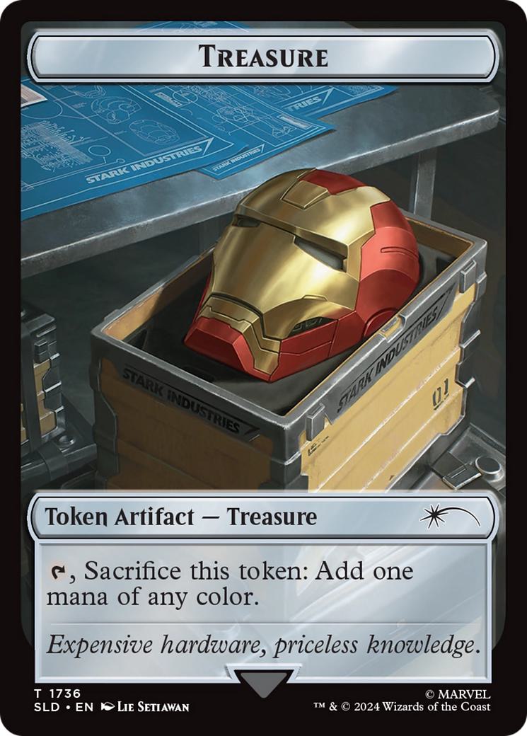 Treasure Token [1736] [Marvel's Iron Man] [Secret Lair Drop] [Non-Foil]