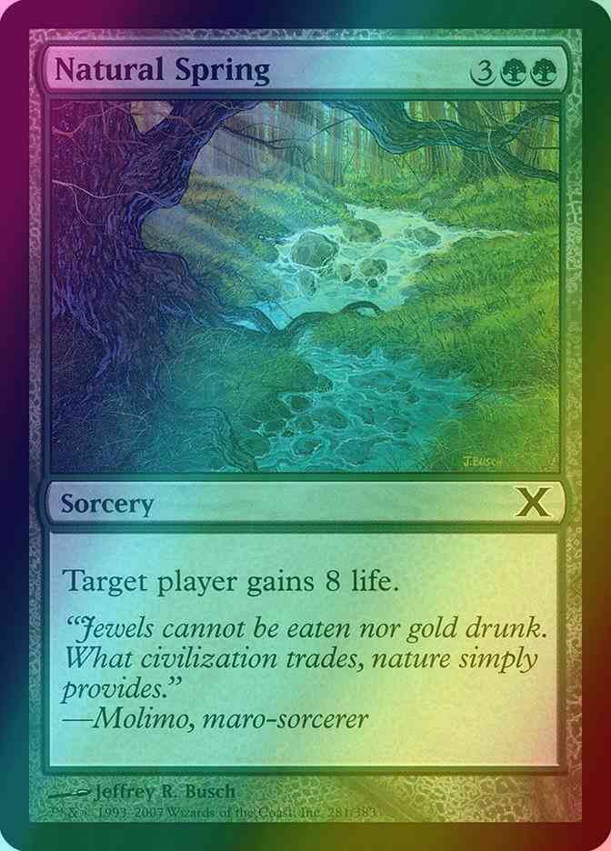 Natural Spring [281] [Tenth Edition] [Foil]