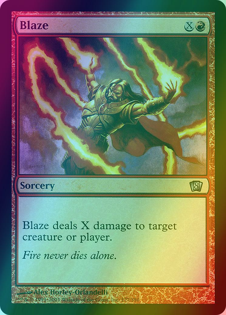 Blaze [177x] [Eighth Edition] [Foil]