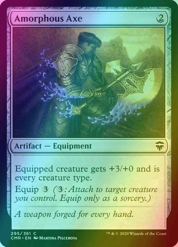 Amorphous Axe [295] [Commander Legends] [Foil]