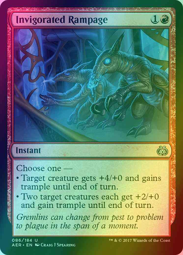 Invigorated Rampage [86] [Aether Revolt] [Foil]