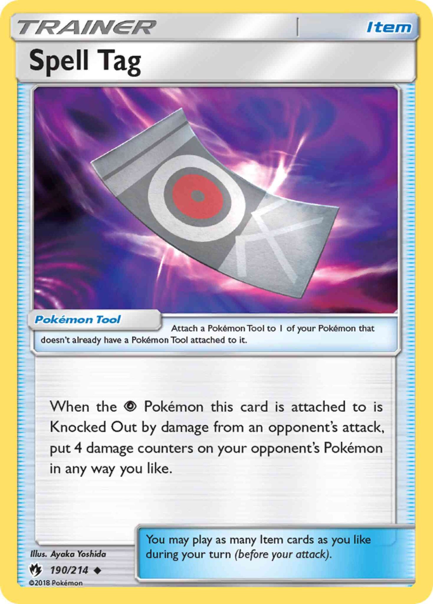 Spell Tag - 190/214 - Uncommon [sm8-190] [Reverse Holo]