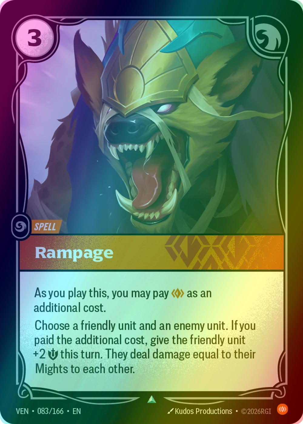 Rampage - 083/166 [Vendetta] [Foil]