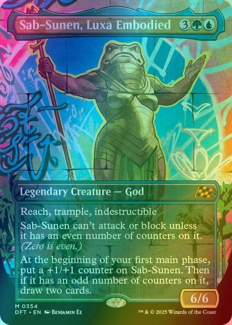 Sab-Sunen, Luxa Embodied [354] [Borderless] [Graffiti] [Aetherdrift] [Foil]