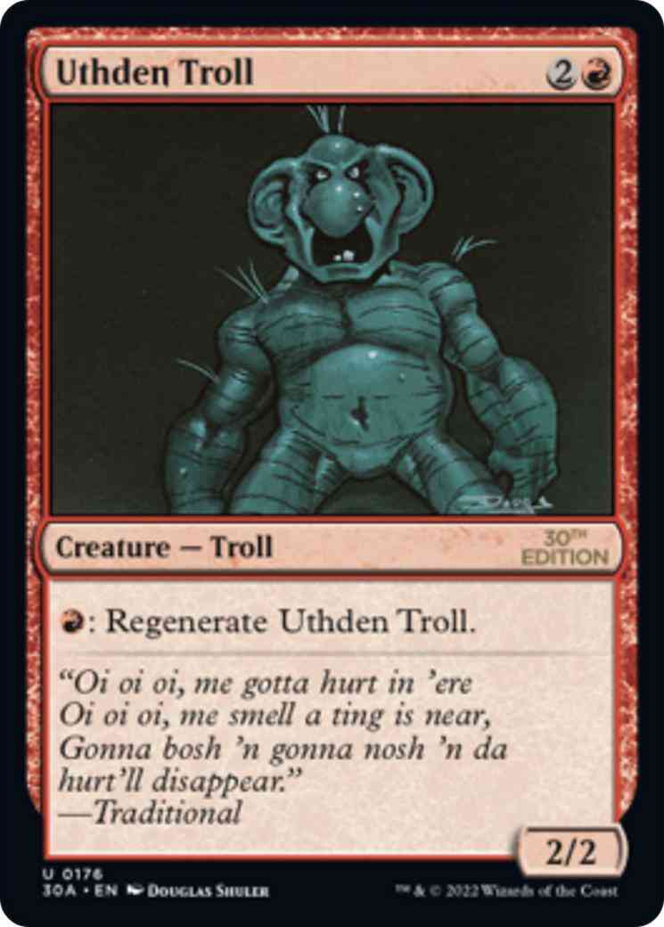 Uthden Troll [176] [30th Anniversary Edition] [Non-Foil]