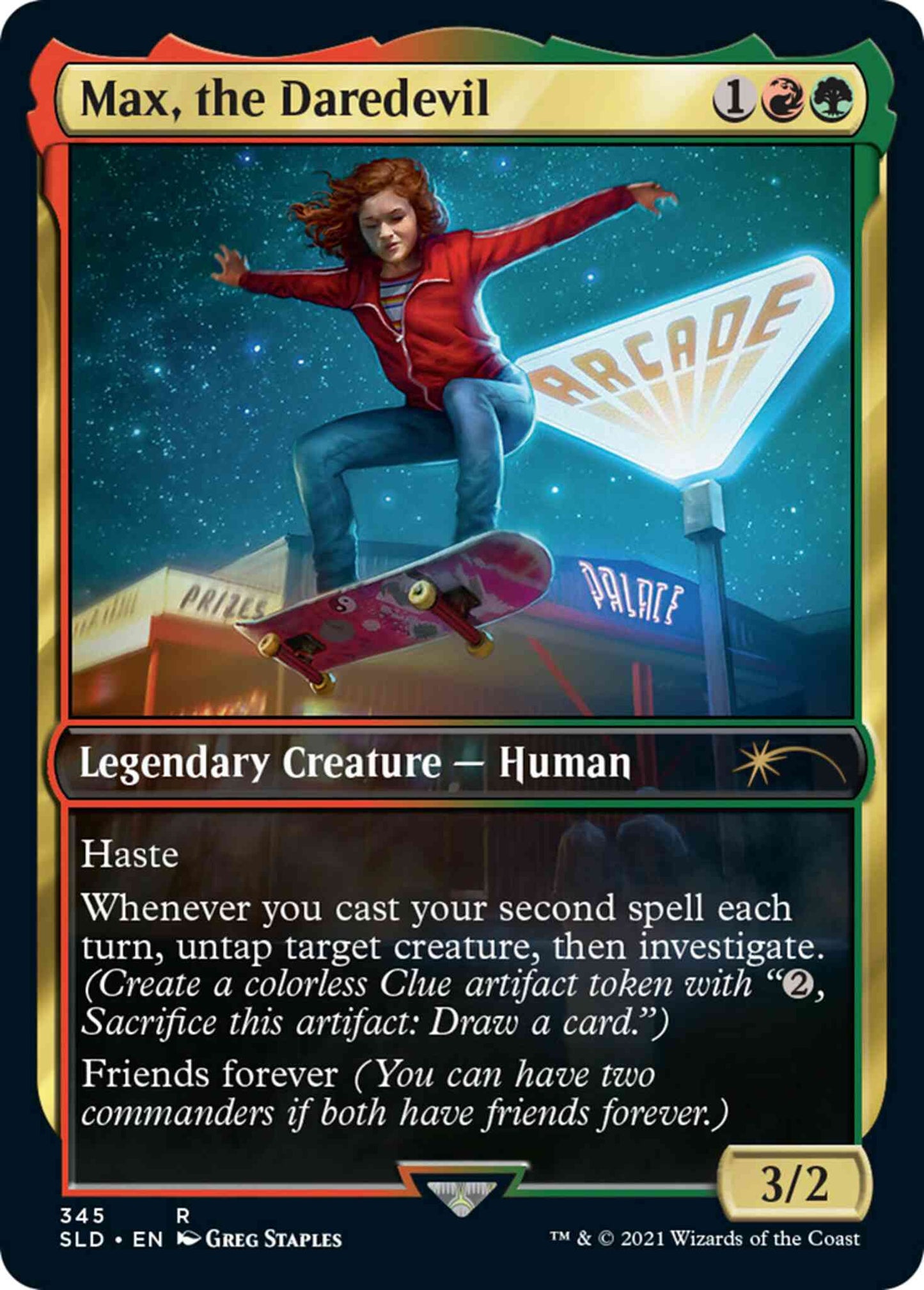 Max, the Daredevil [0345] [Stranger Things] [Secret Lair Drop] [Non-Foil]