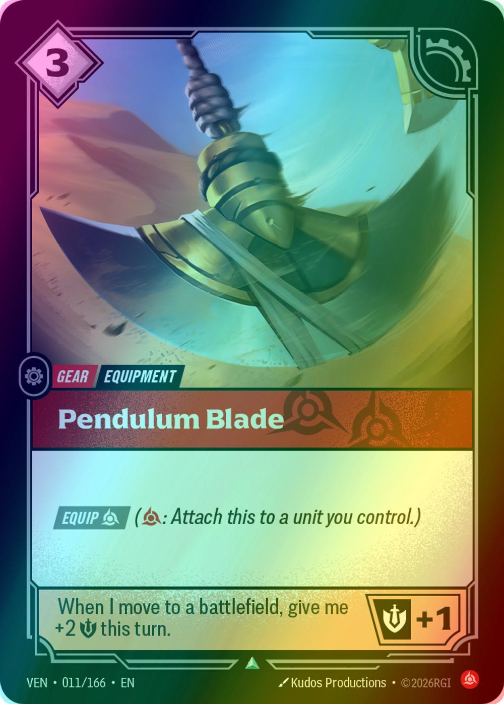 Pendulum Blade - 011/166 [Vendetta] [Foil]
