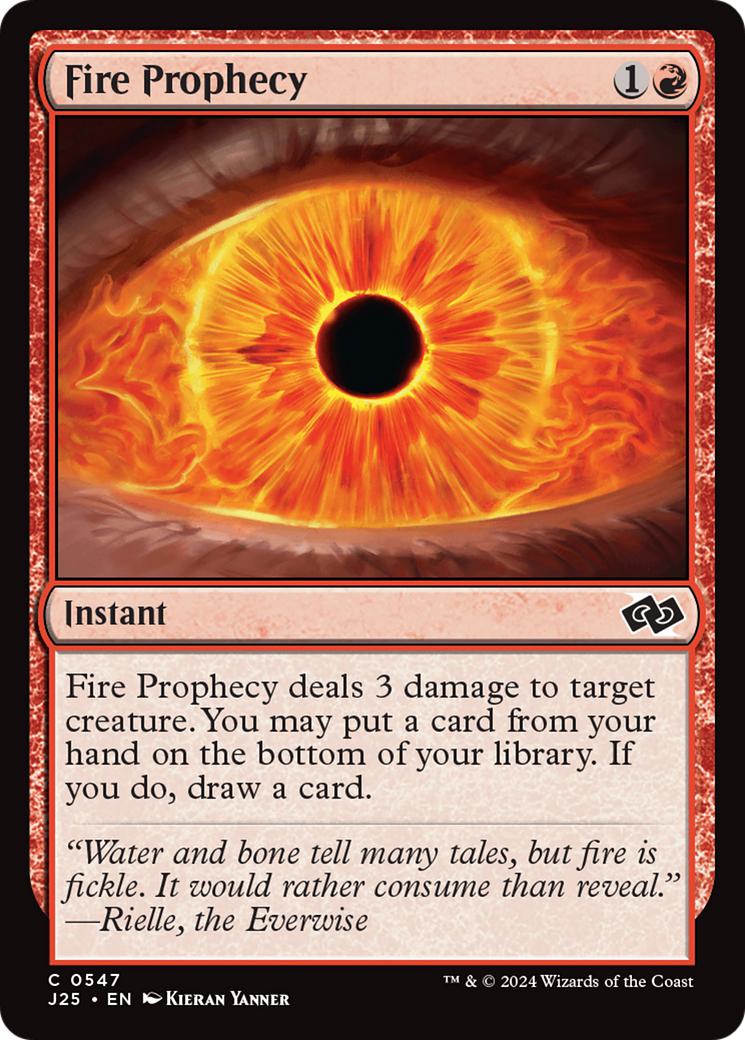 Fire Prophecy [547] [Foundations: Jumpstart] [Non-Foil]