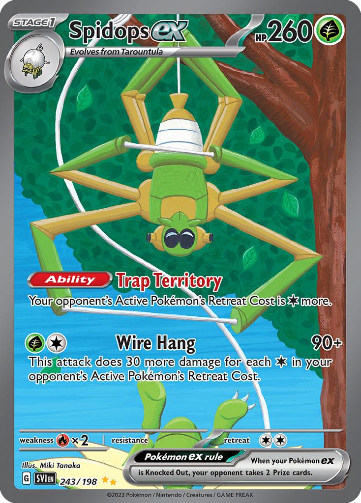 Spidops ex - 243/198 - Special Illustration Rare [sv01-243] [Ultra]
