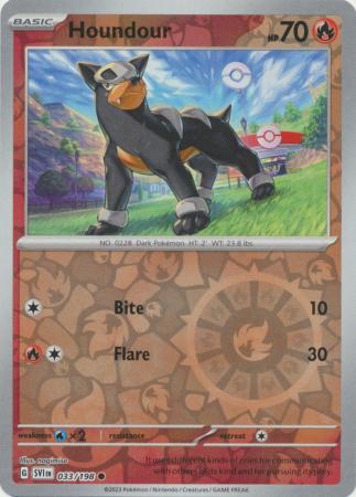 Houndour - 033/198 - Common [sv01-033] [Reverse Holo]