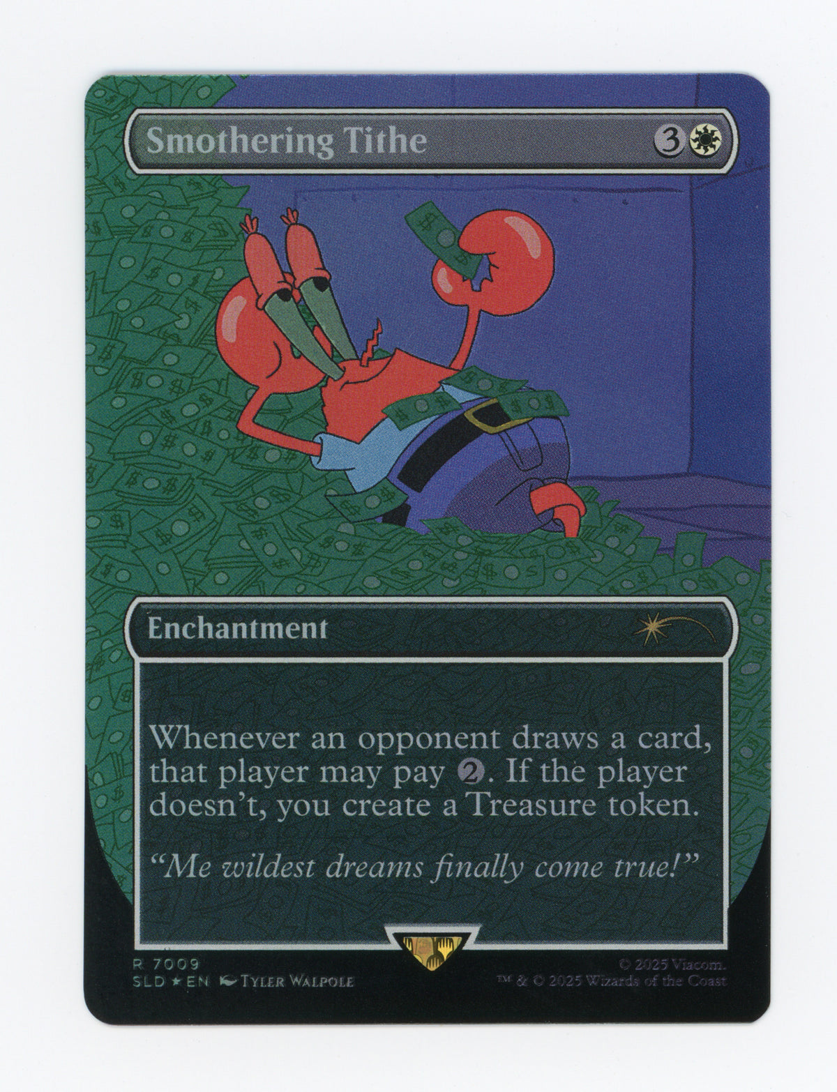 Smothering Tithe — Borderless|Spongebob: Internet Sensation|Foil — ID 20203