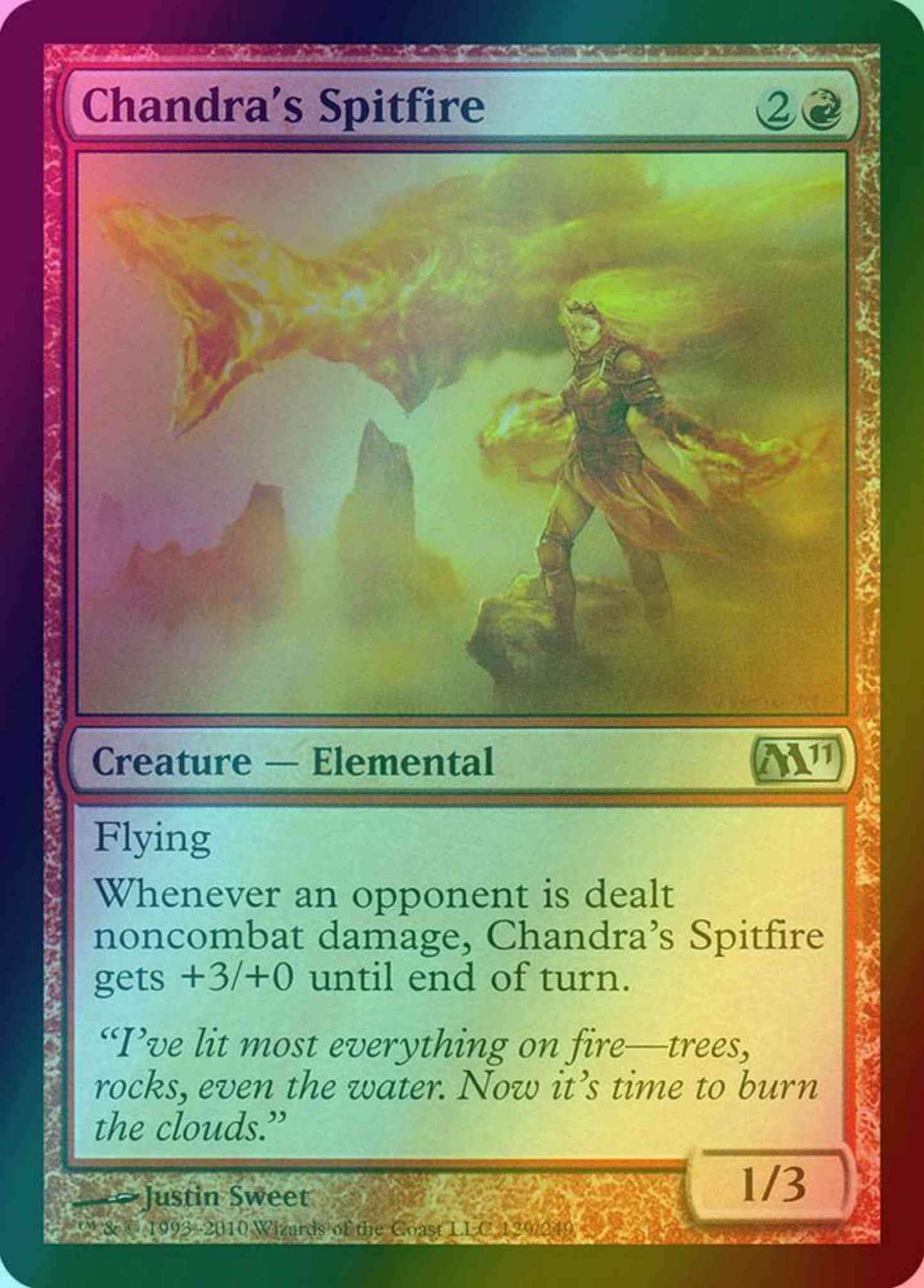 Chandra's Spitfire [129] [Magic 2011] [Foil]