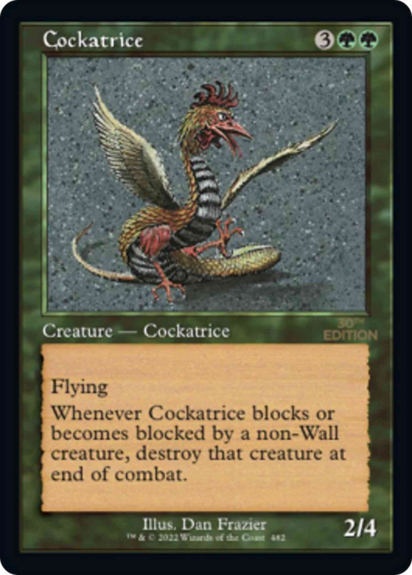 Cockatrice [482] [Retro Frame] [30th Anniversary Edition] [Non-Foil]