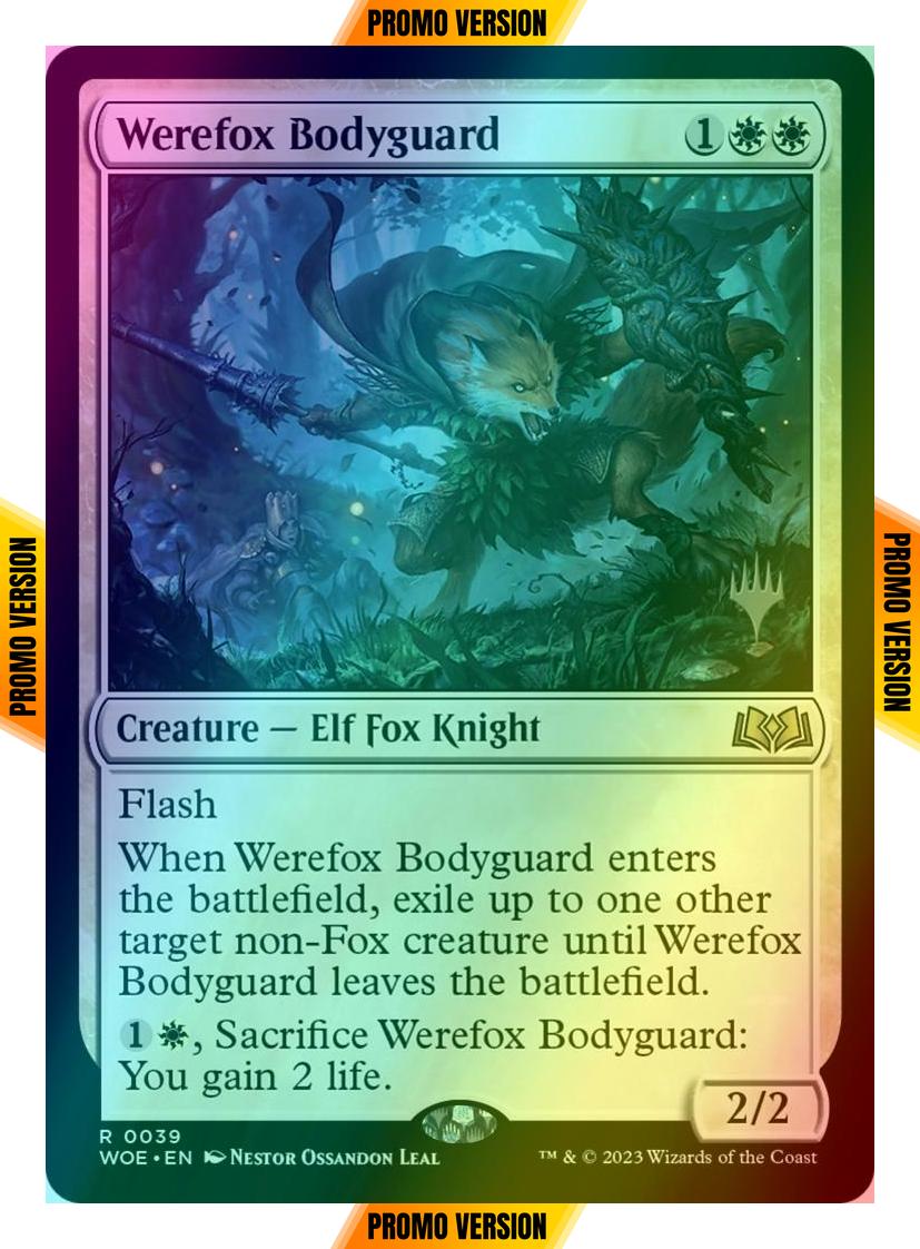 Werefox Bodyguard [39p] [Promo Pack] [Wilds of Eldraine: Promos] [Foil]