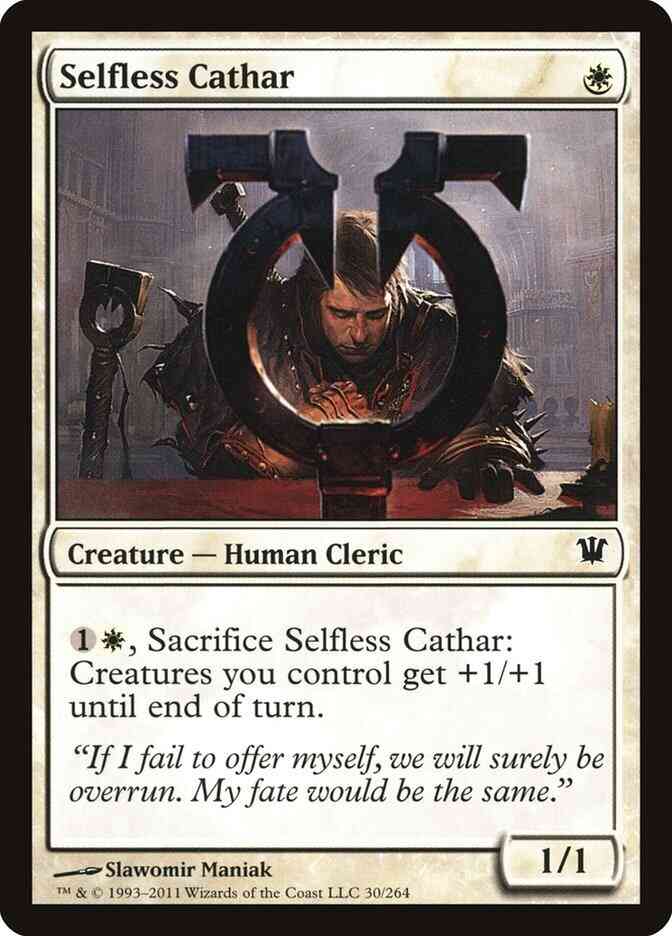 Selfless Cathar [30] [Innistrad] [Non-Foil]