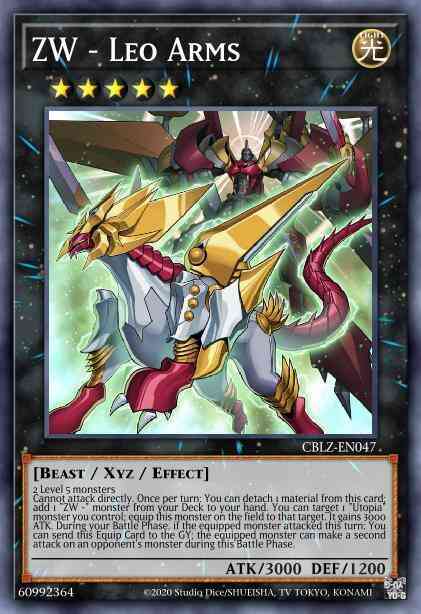 ZW - Leo Arms - CBLZ-EN047 - Ultimate Rare - 1st Edition