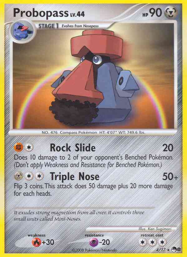 Probopass - 4/17 - Rare [pop8-4] [Holo]