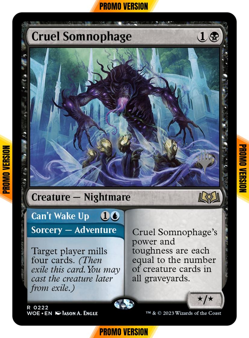 Cruel Somnophage // Can't Wake Up [222p] [Promo Pack] [Wilds of Eldraine: Promos] [Non-Foil]