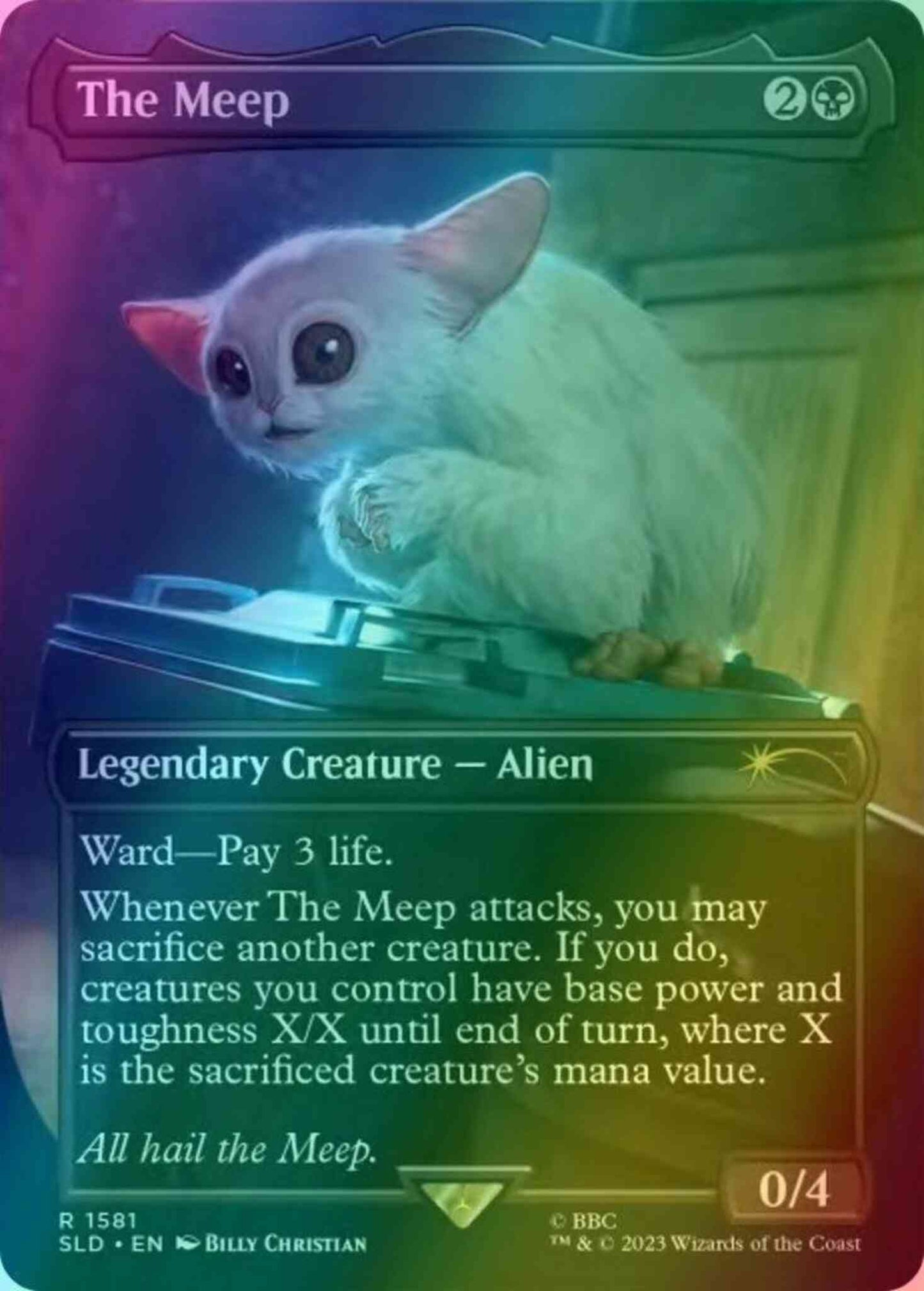 The Meep [1581] [Borderless] [Doctor Who: Regeneration] [Secret Lair Drop] [Foil]