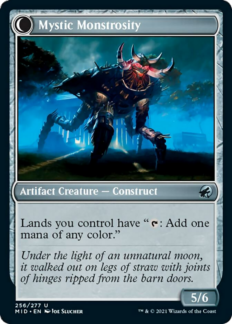 Mystic Skull // Mystic Monstrosity [256] [Innistrad: Midnight Hunt] [Non-Foil]
