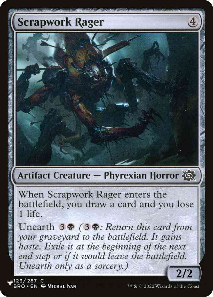 Scrapwork Rager [BRO-123] [The List] [Non-Foil]