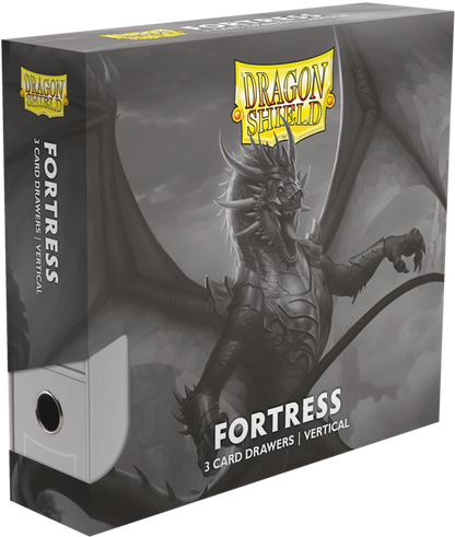 Dragon Shield Fortress Card Drawers - Vertical 3 Row - 1710+ - White