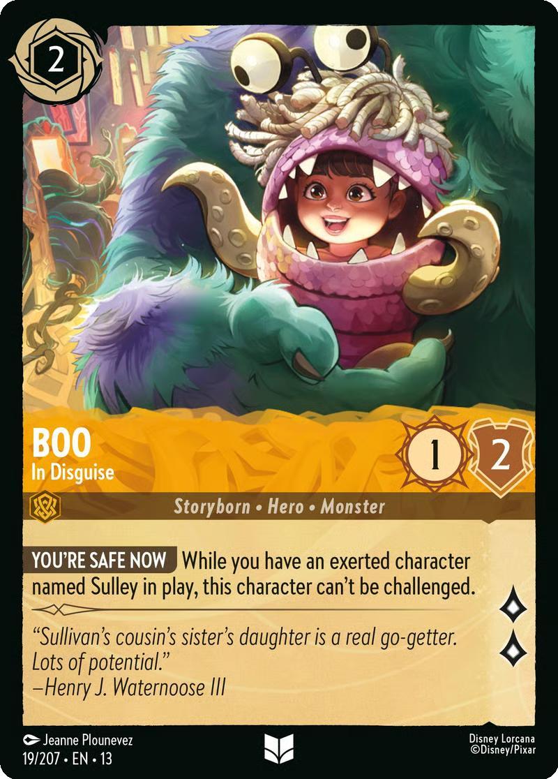 Boo - In Disguise - 19/204 [Attack of the Vine!] [Non-Foil]