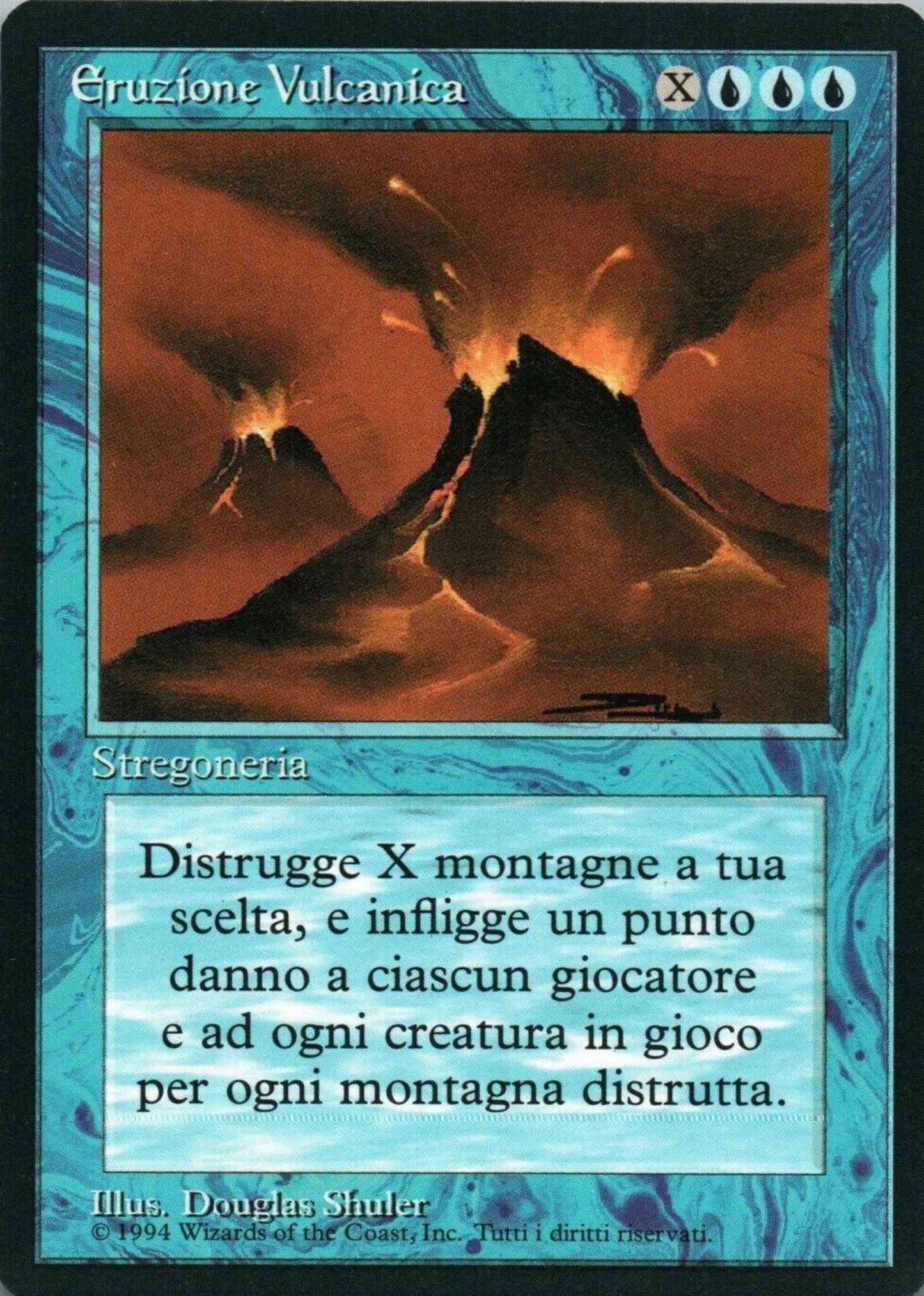 Volcanic Eruption - Italian [89] [Foreign Black Border: Italian] [Non-Foil]
