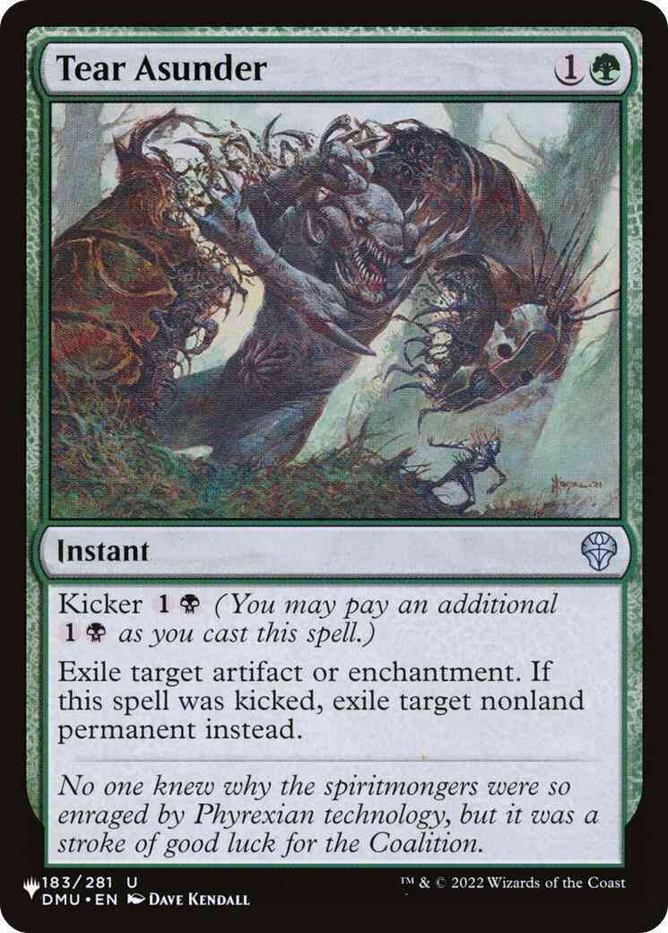 Tear Asunder [DMU-183] [The List] [Non-Foil]