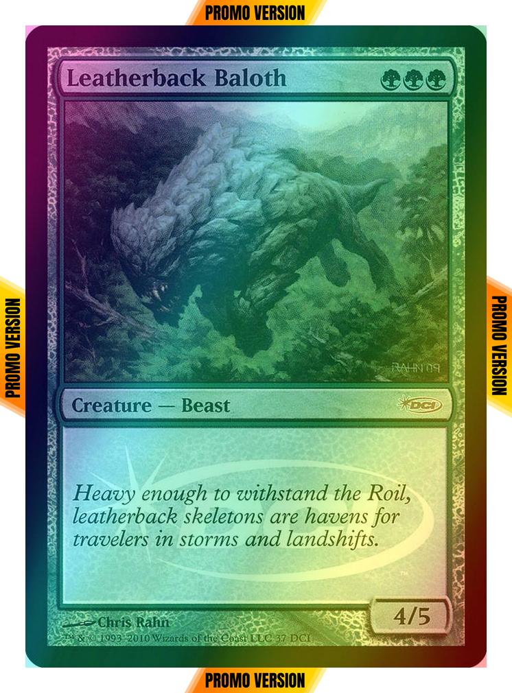 Leatherback Baloth [37] [DCI Promos] [Foil]