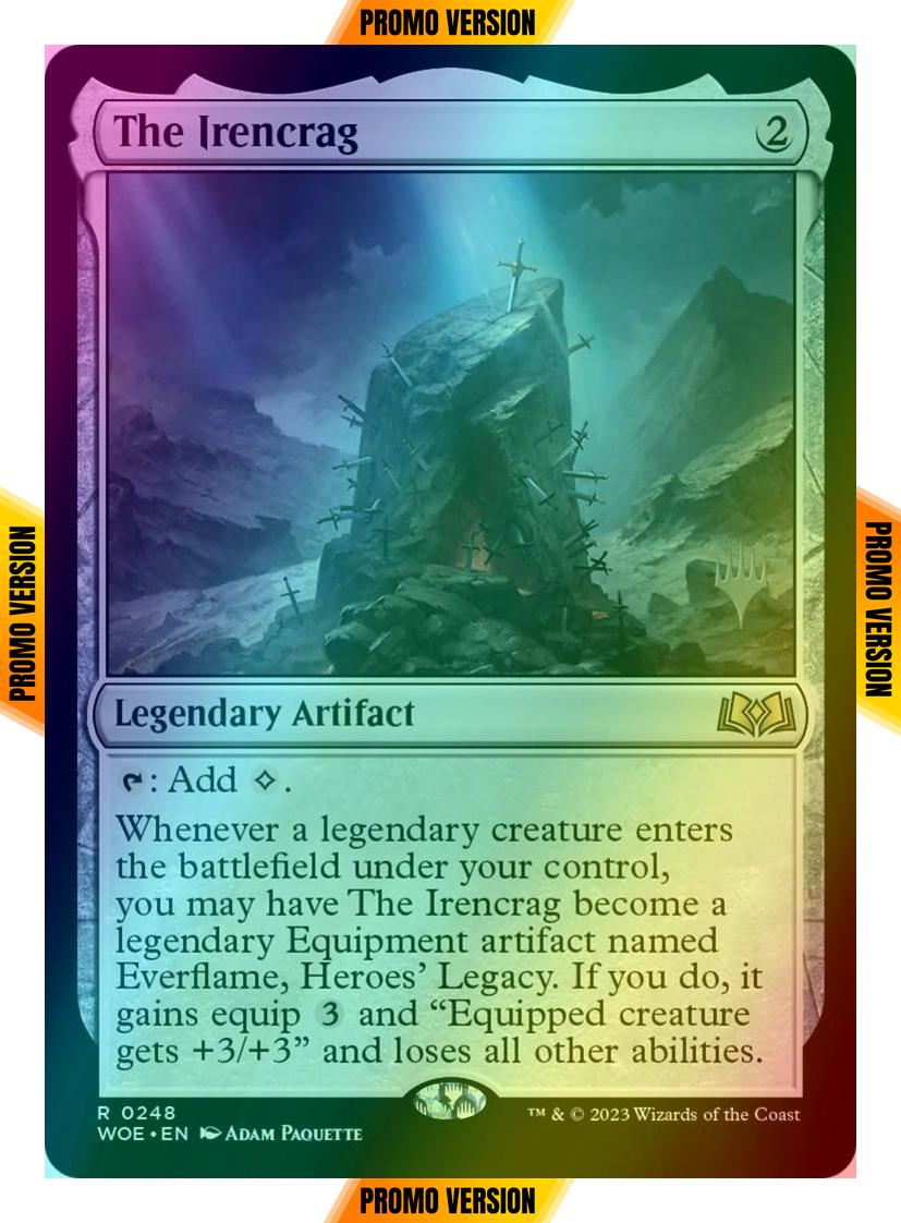 The Irencrag [248p] [Promo Pack] [Wilds of Eldraine: Promos] [Foil]