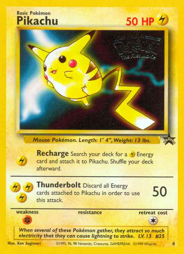 Pikachu - 4/53 - Promo [basep-4] [Non-Holo]