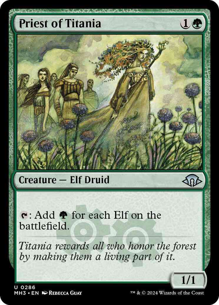 Priest of Titania [286] [Modern Horizons 3] [Foil]