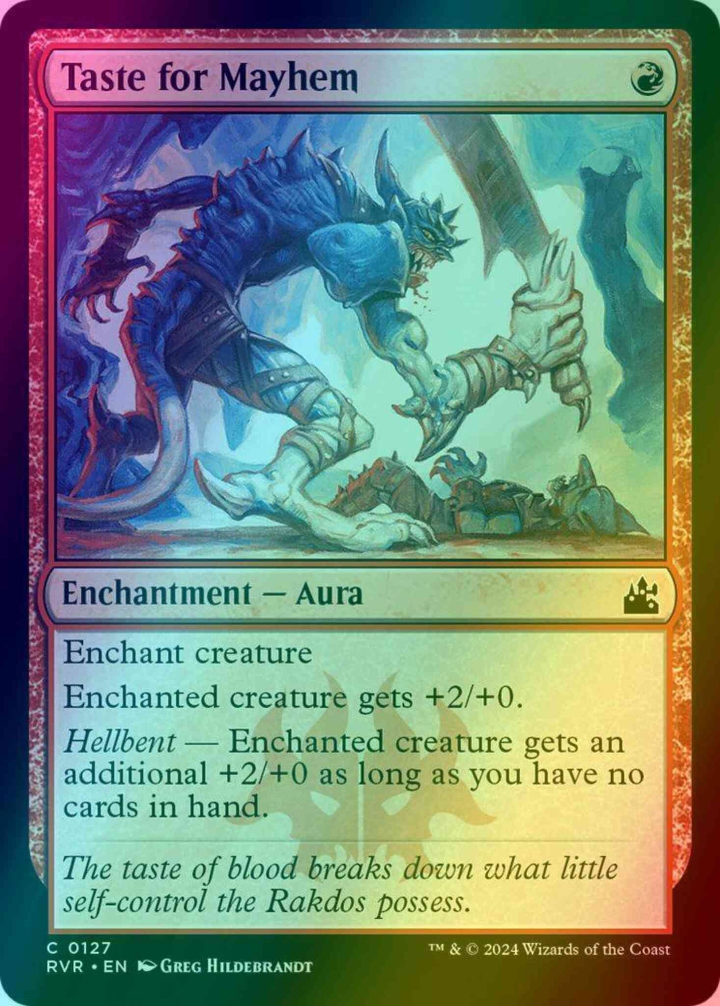 Taste for Mayhem [127] [Ravnica Remastered] [Foil]