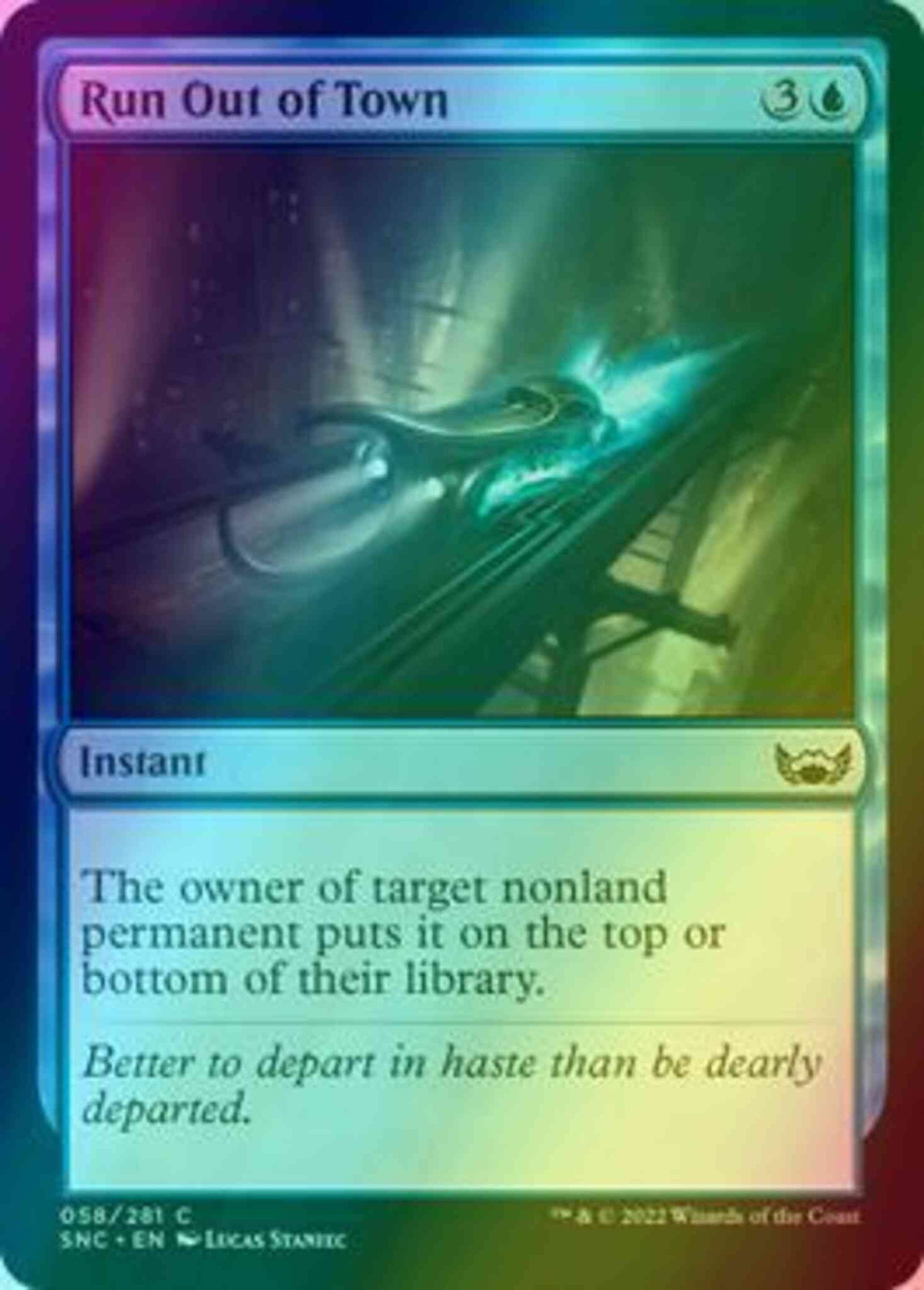 Run Out of Town [58] [Streets of New Capenna] [Foil]