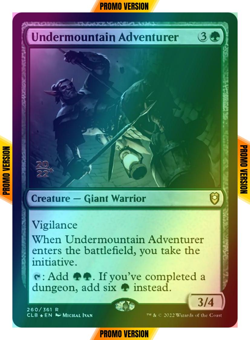 Undermountain Adventurer [260s] [Prerelease] [Commander Legends: Battle for Baldur's Gate: Promos] [Foil]