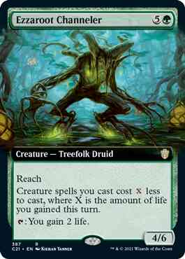 Ezzaroot Channeler [387] [Extended Art] [Commander 2021] [Non-Foil]