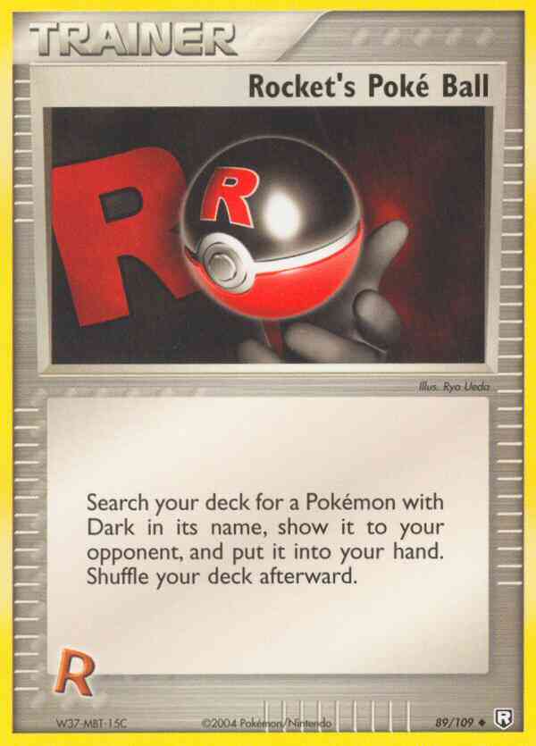 Rocket's Poké Ball - 89/109 - Uncommon [ex7-89] [Reverse Holo]