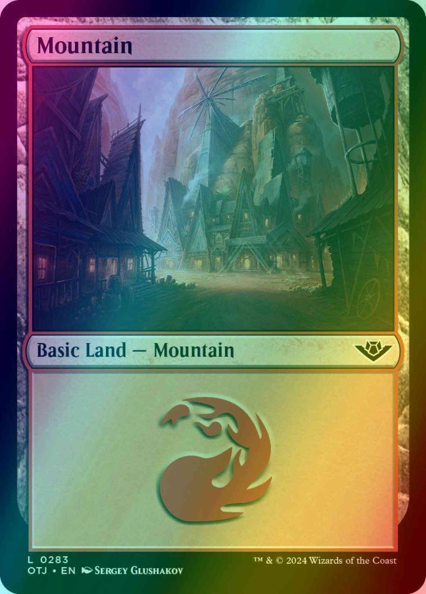 Mountain [283] [Outlaws of Thunder Junction] [Foil]