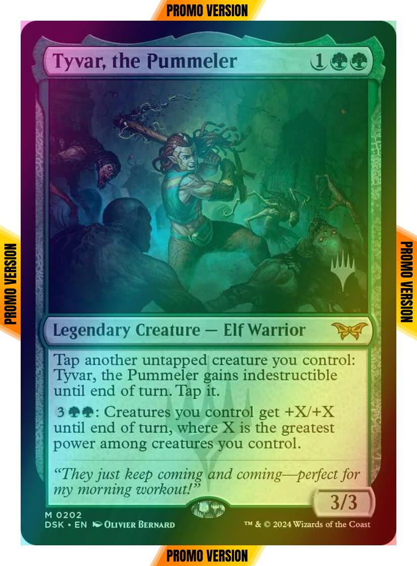 Tyvar, the Pummeler [202p] [Promo Pack] [Duskmourn: House of Horror: Promos] [Foil]