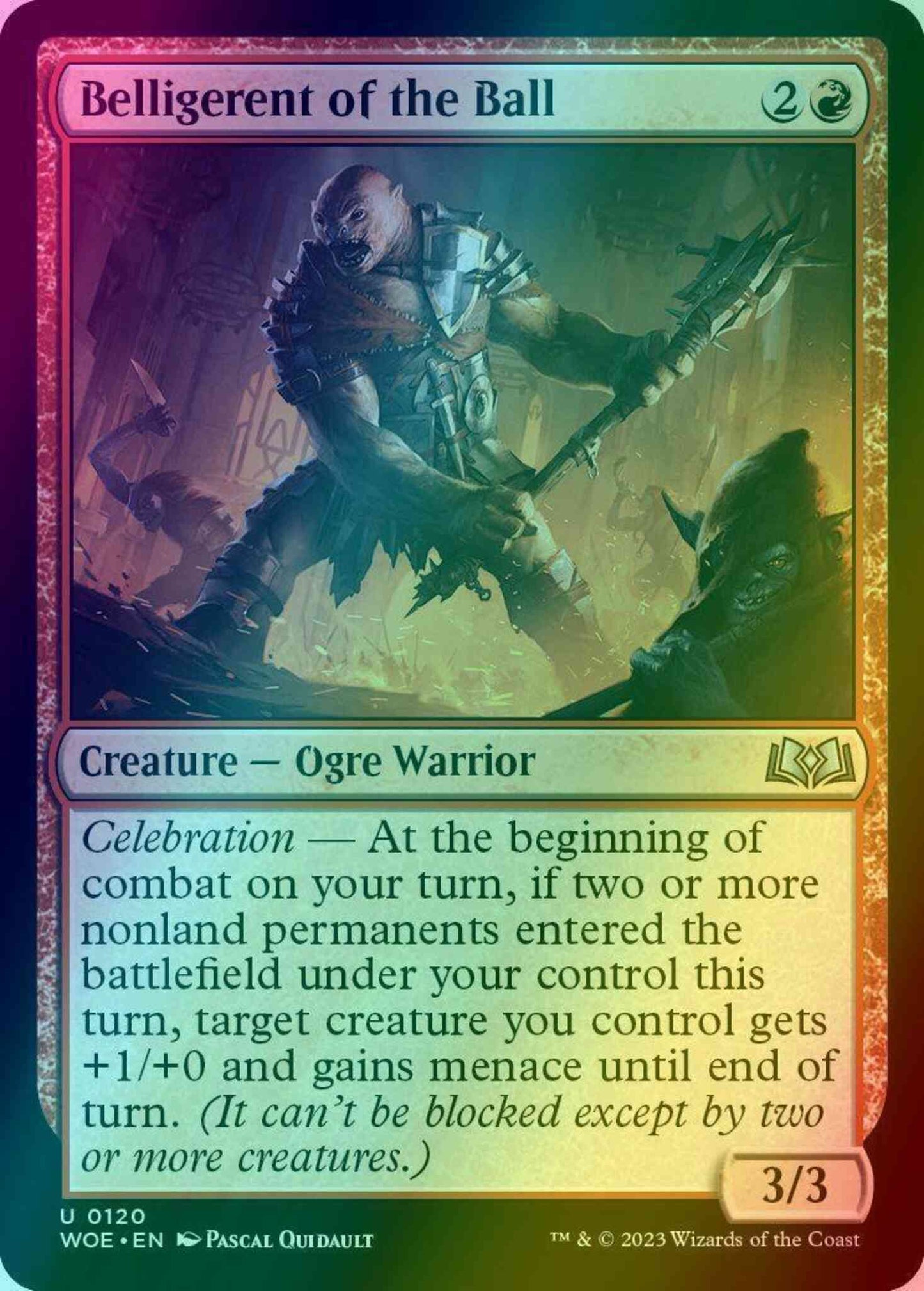 Belligerent of the Ball [120] [Wilds of Eldraine] [Foil]