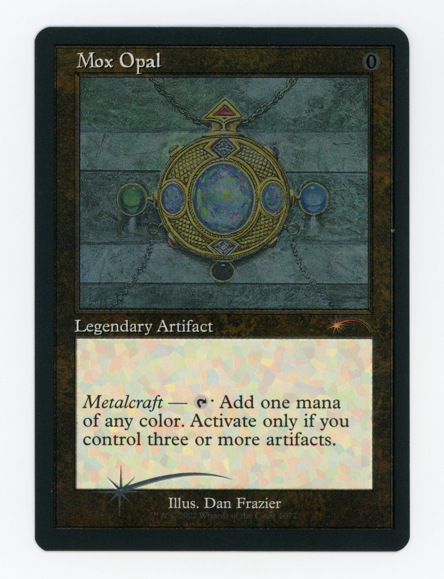 Mox Opal — Retro Frame|Dan Frazier|Etched Foil — ID 19313